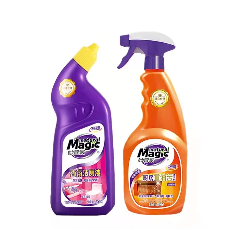 660g妙管家厨房重油污清洁剂+600g妙管家香氛洁厕液