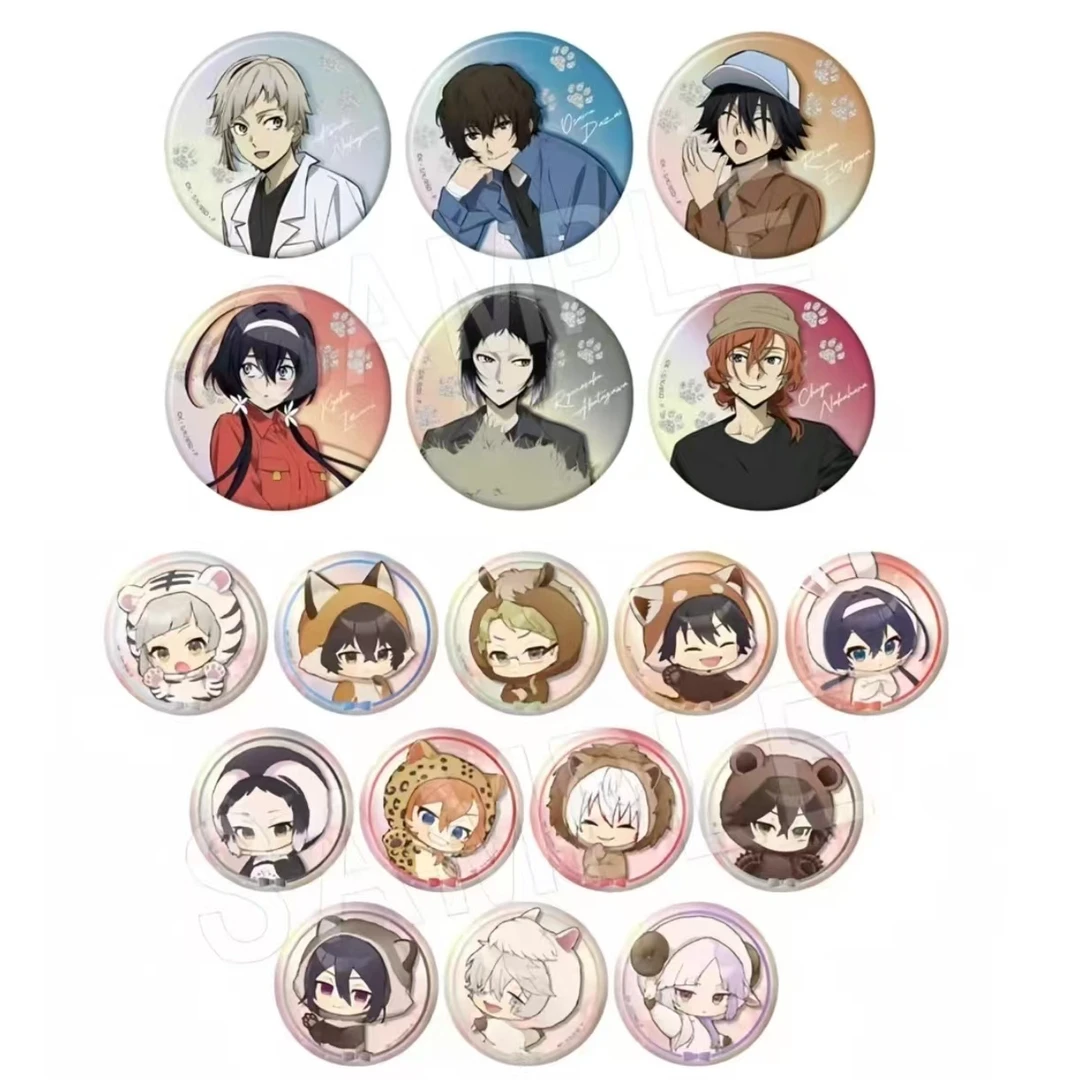 【文豪东武动物园联动吧唧系列】正比/Q版 潮玩盲盒 散池(拆盒代拆)