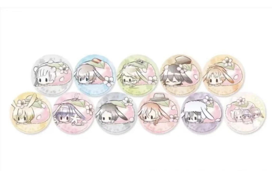 【文豪野犬】Q版  樱饼兔兔吧唧 盲盒