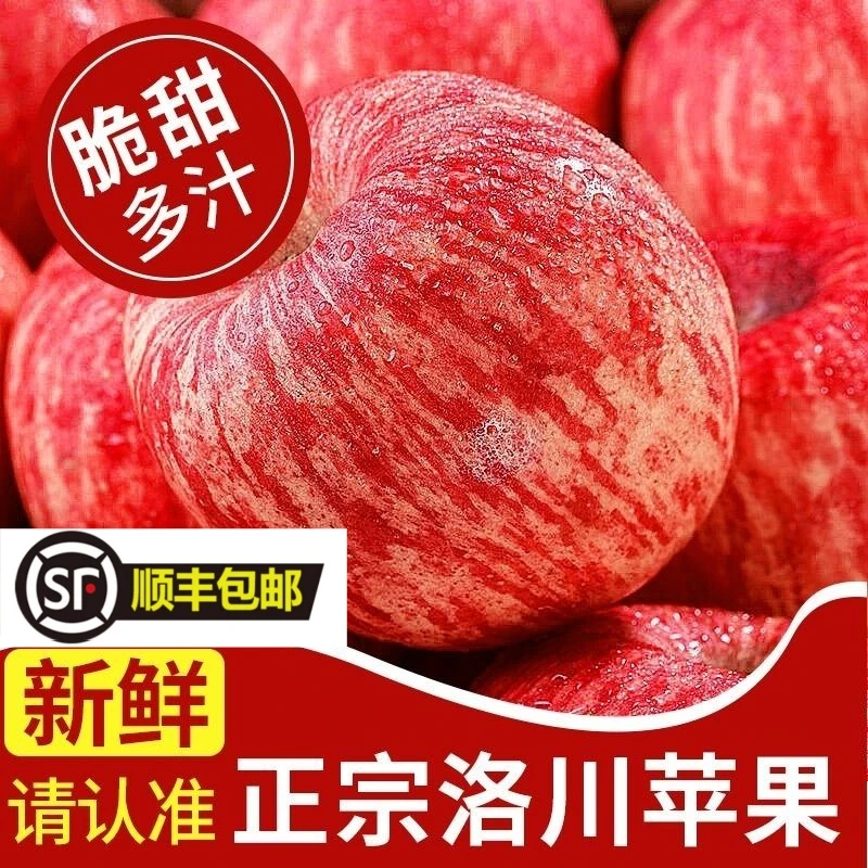 【洛川苹果】【顺丰包邮】正宗陕西洛川红富士苹果新鲜脆甜水果