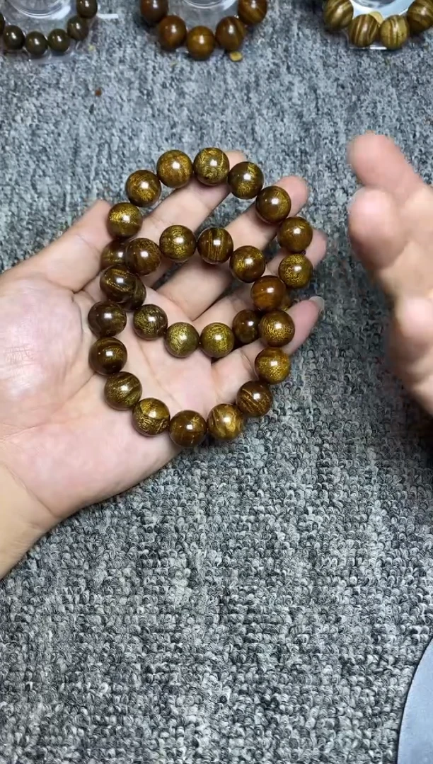 【闪购商品】金丝楠手串/手链1.5树头料68