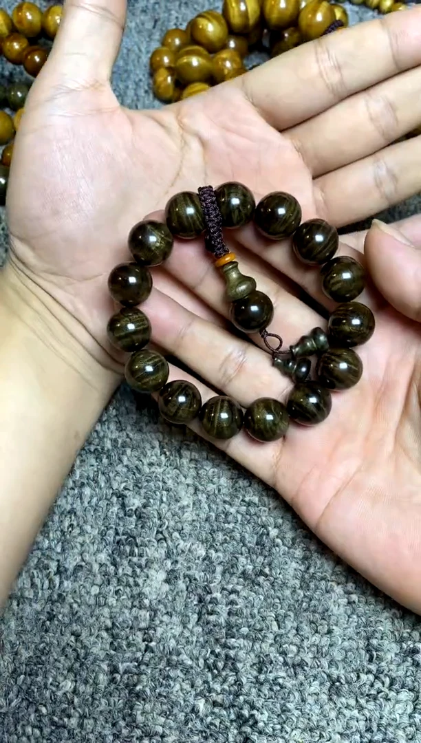 【闪购商品】阴沉木手串/手链1.5水波纹