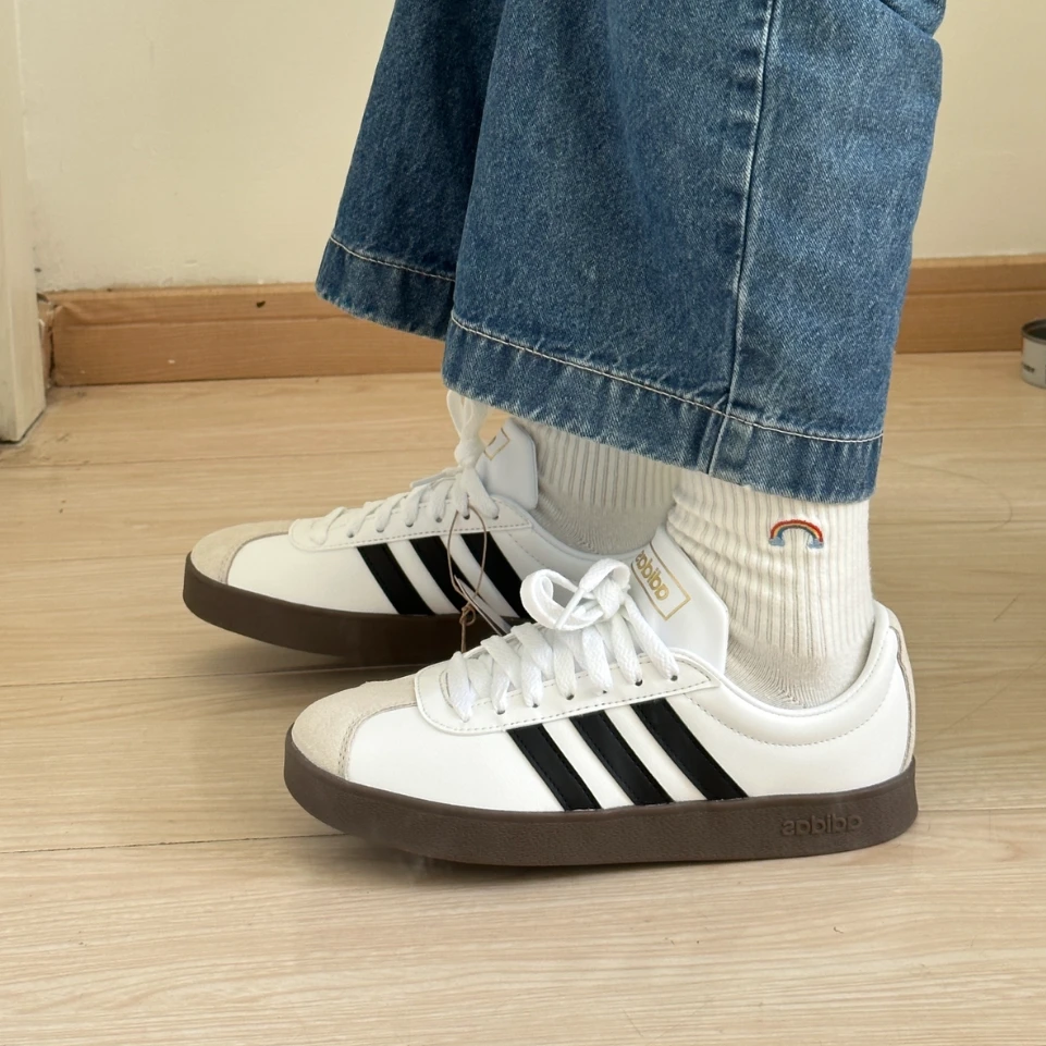 Adidas阿迪达斯NEO男女同款经典复古百搭休闲德训运动板鞋ID6015