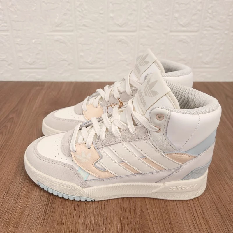 正品Adidas阿迪达斯三叶草女子秋冬季保暖百搭运动休闲板鞋HR1417