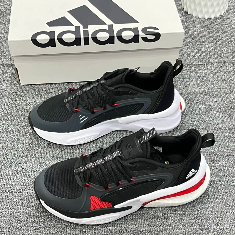 Adidas阿迪达斯正品男女款秋夏季防滑透气厚底休闲运动跑鞋IF6887