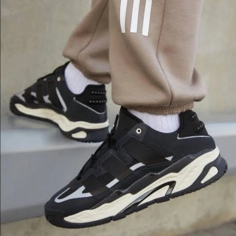 正品Adidas阿迪达斯NITEBALL男女春秋季复古百搭运动老爹鞋GY8566