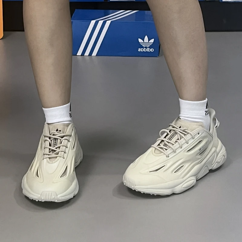 阿迪达斯三叶草OZWEEGO男女款潮流百搭复古运动休闲老爹鞋GZ5231