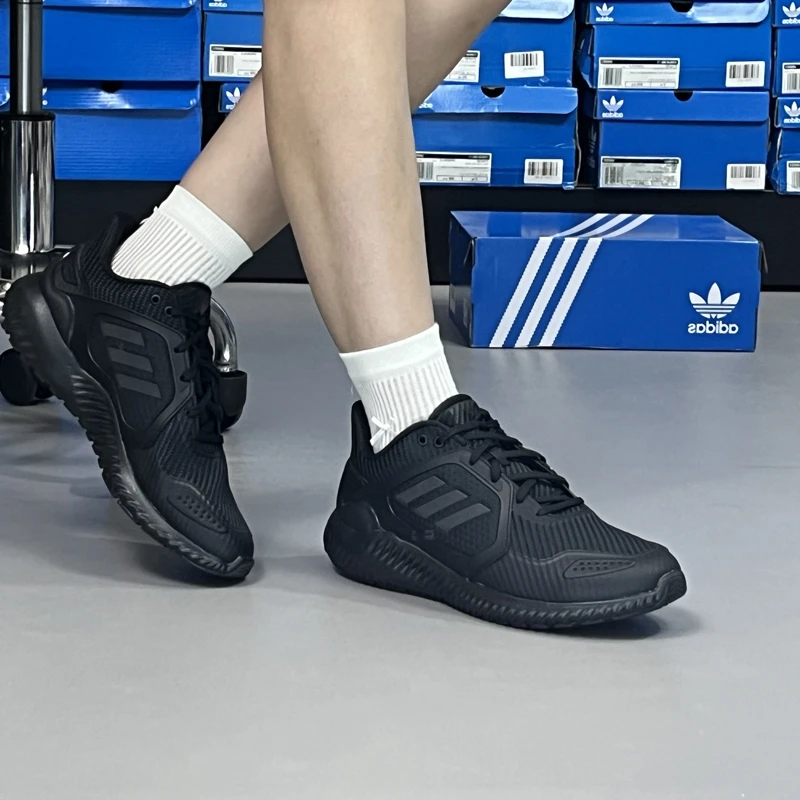 正品Adidas阿迪达斯阿尔法男女秋冬季缓震保暖运动休闲跑鞋IF4317