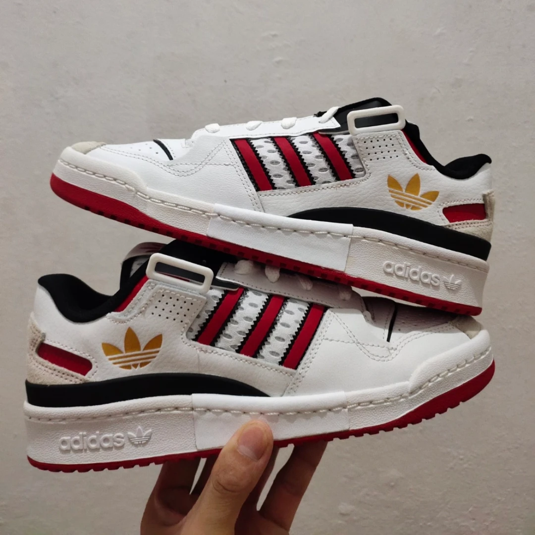 Adidas阿迪达斯FORUM复古百搭轻便运动休闲男士低帮板鞋GX1523