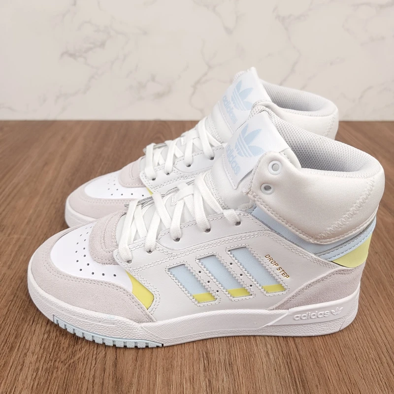 Adidas阿迪达斯三叶草女DROP STEP W高邦防滑休闲运动板鞋 EF7150