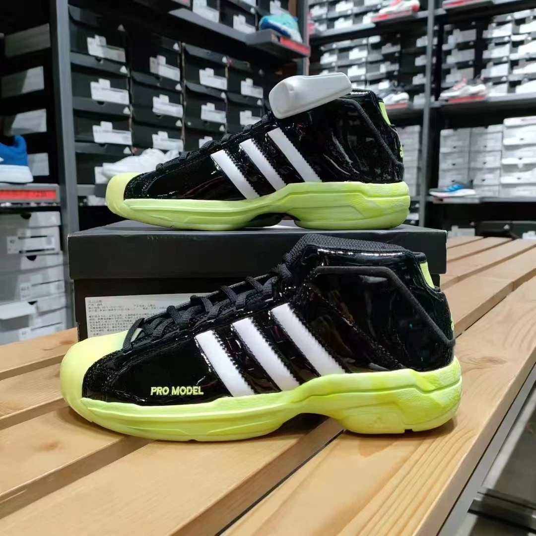 （断码清仓）adidas阿迪达斯男鞋PROMODEL2G运动缓震篮球鞋FZ0900