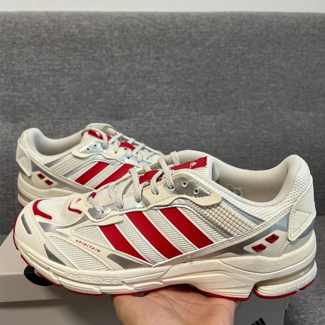 adidas Spiritain 2000 防滑耐磨轻便 低帮跑步鞋 男女同款ID5412