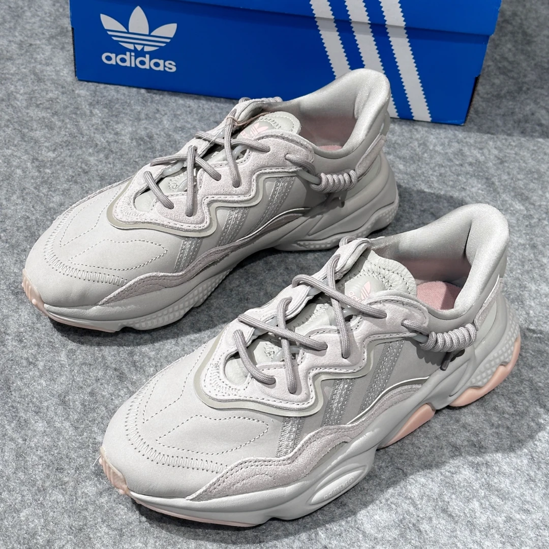 正品阿迪达斯OZWEEGO SHOES男女经典复古运动老爹鞋FZ1963