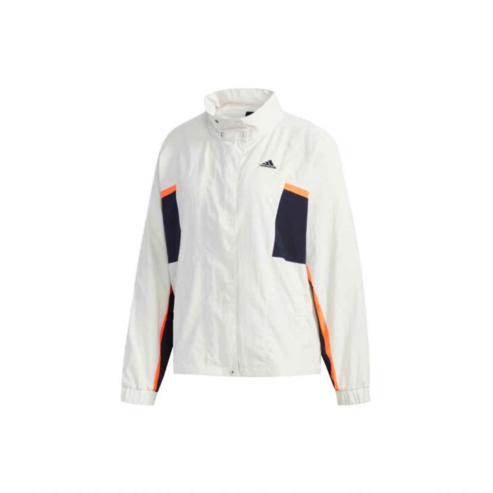 (直播断码专属)阿迪达斯adidas秋休闲拼接立领男女夹克外套FM5275