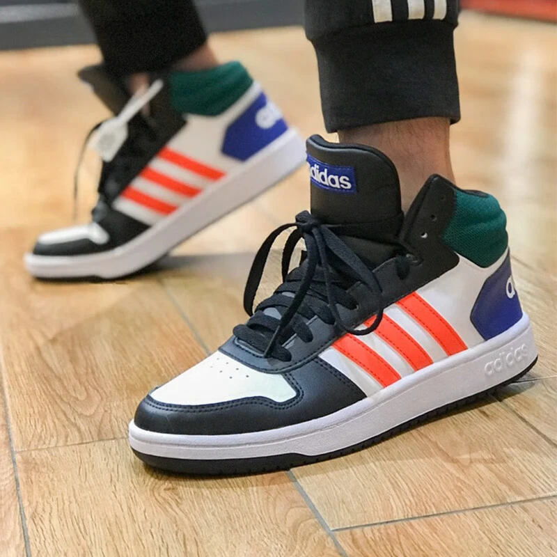 正品Adidas阿迪达斯NEO男子秋冬高帮经典保暖运动休闲板鞋GY5891