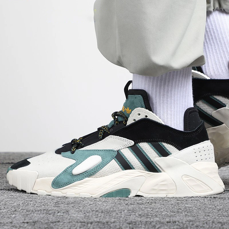 正品Adidas阿迪达斯三叶草 STREETBALL 男女复古缓震运动鞋FV4850