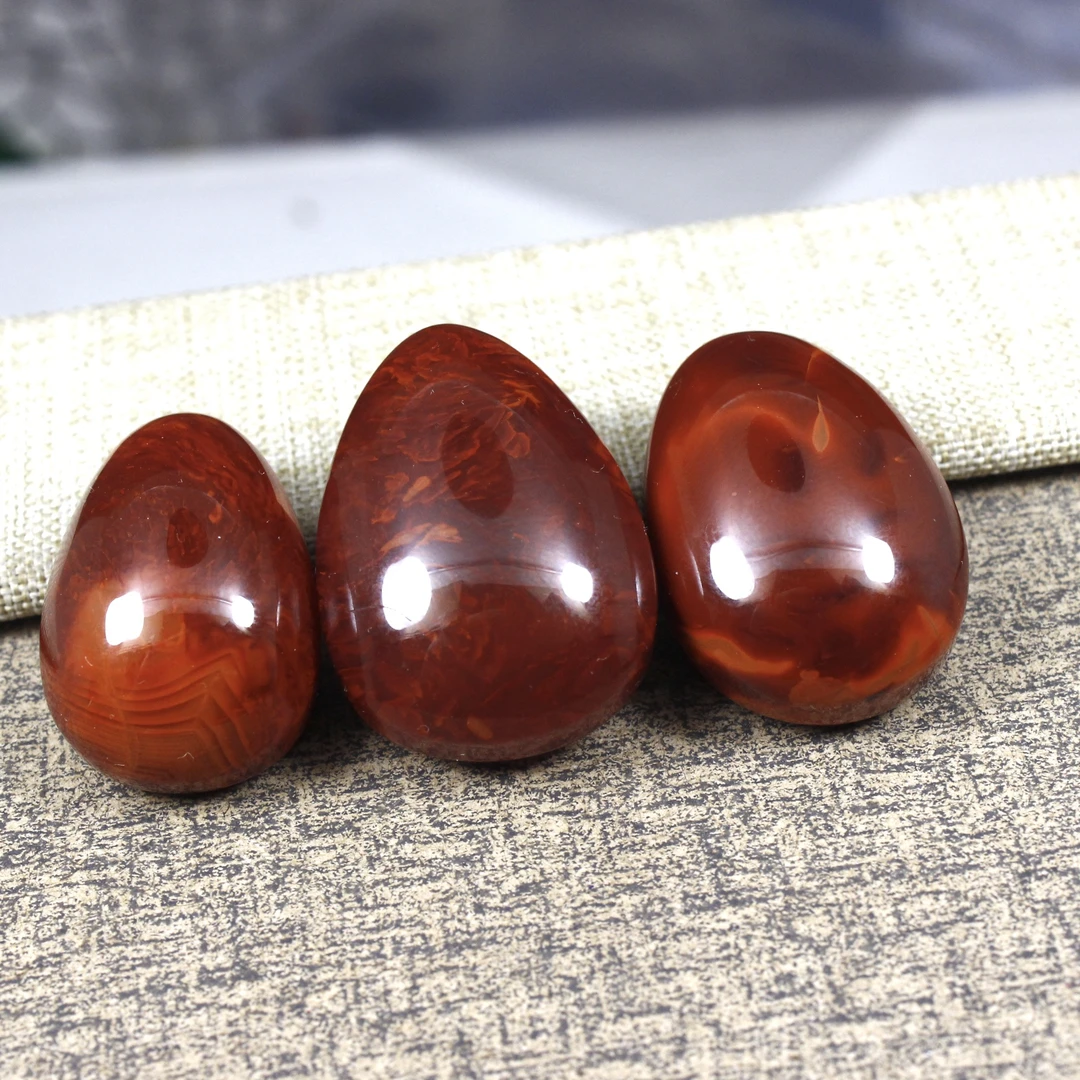 一物一图基地质检瓦西牛血火焰红无胶天然南红玛瑙水滴吊坠挂件