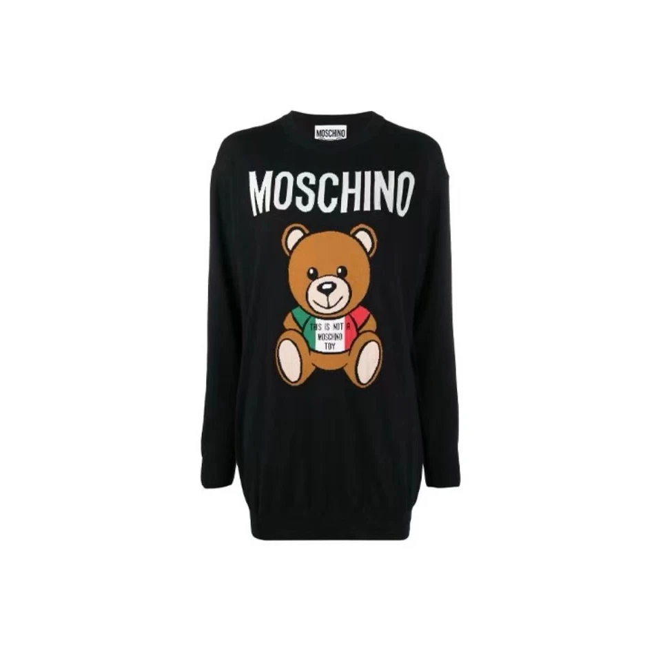 95新/MOSCHINO/葡萄籽奢潮/中长款连衣裙