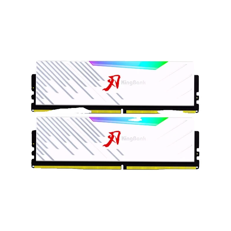 金百达刃32GB(16GBX2） DDR4 3600HZ台式机内存条 C18游戏灯条内存