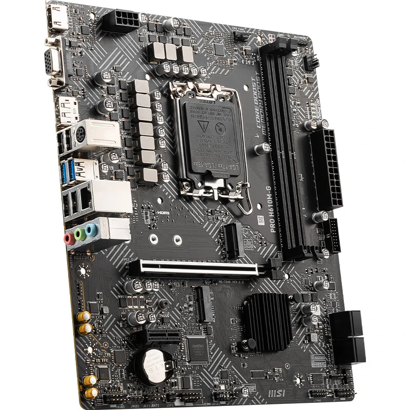 MSI/微星H610M-G D4商务台式机电脑全新主板支持5v3针神光同步RGB