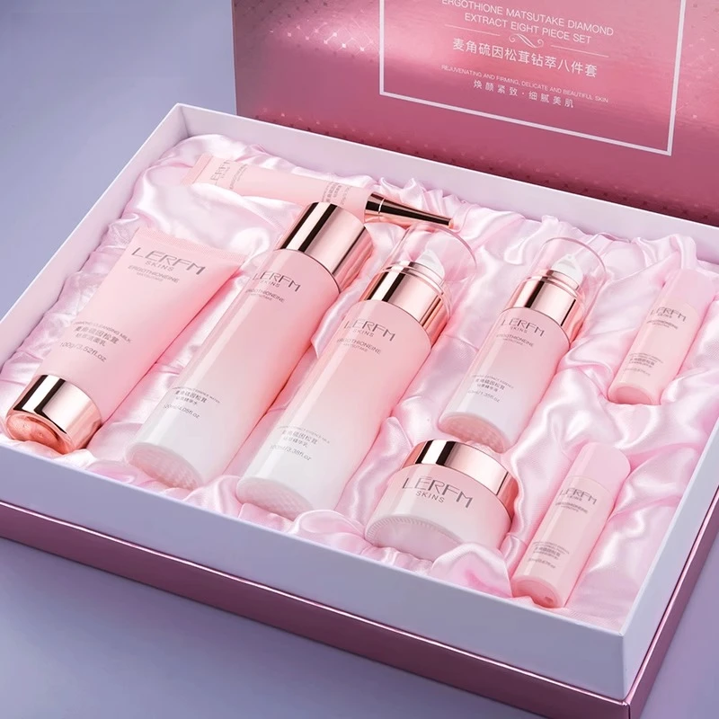 法国兰冠臻提亮焕颜套装礼盒水乳精华补水抗皱紧致化妆品护肤品女