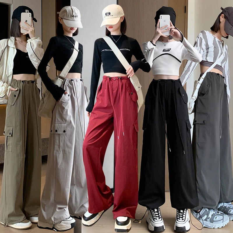 2024年新款设计窄版阔腿裤显瘦显腿长休闲百搭直筒裤精致好看有气