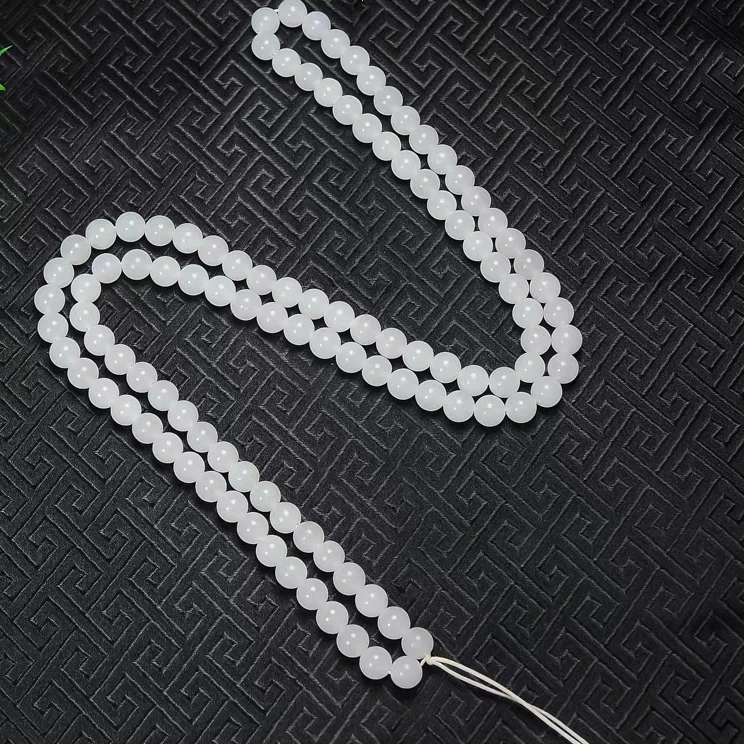 青海昆仑山白雪公主卡8MM【108颗】项链珠链万能链