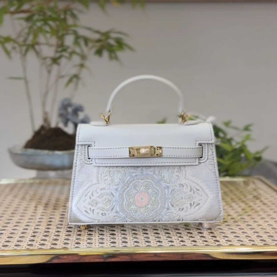 西阵织唐锦手工包