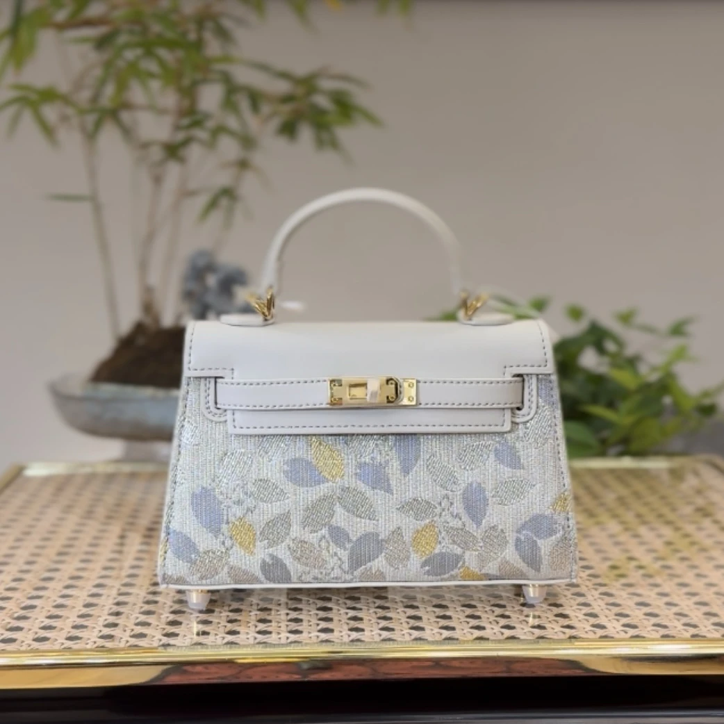 西阵织唐锦手工包