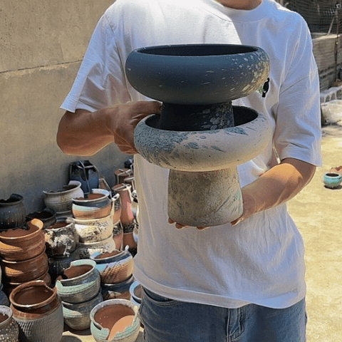 红陶20CM（含）-50CM（不含）火锅两个18高度17
