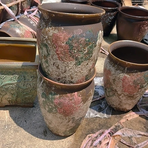 红陶20CM（含）-50CM（不含）油画口径17高度25