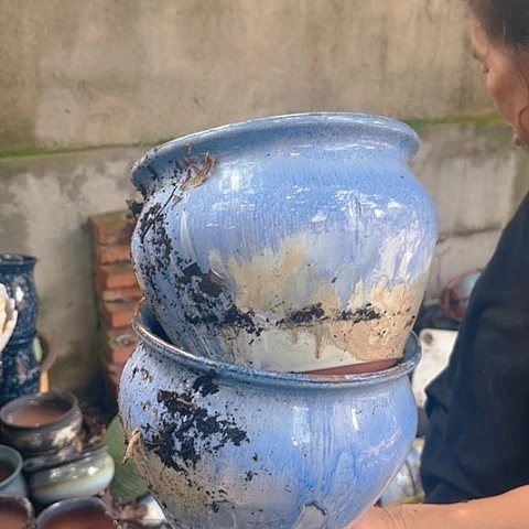红陶20CM（含）-50CM（不含）微瑕两个20高度17