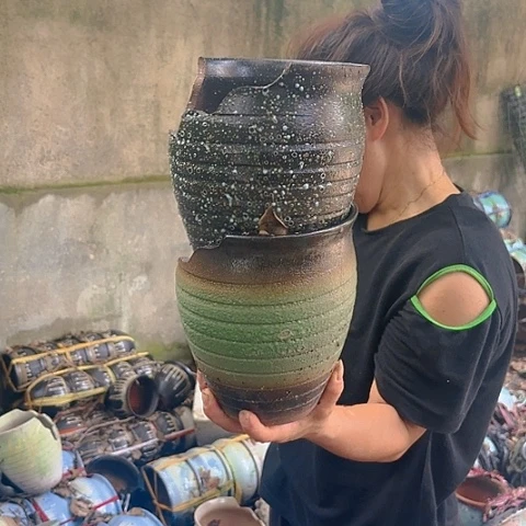 红陶20CM（含）-50CM（不含）颜色不挑瑕疵缺口