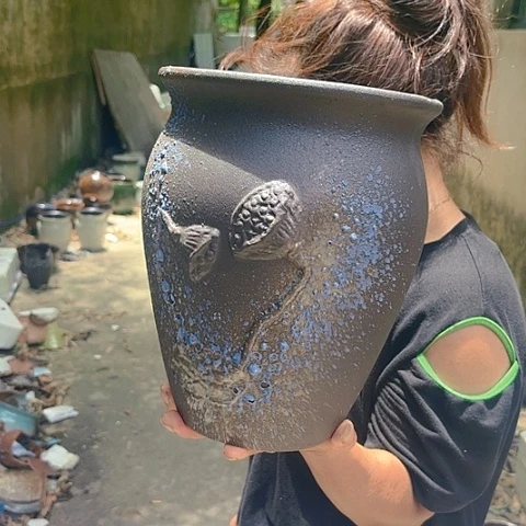 红陶20CM(含)-50CM(不含)口径21高度27