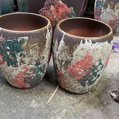 红陶20CM（含）-50CM（不含）油画口径16高度23