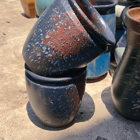 红陶20CM（含）-50CM（不含）孤品两个16高度20