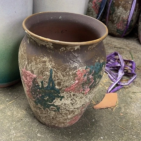 红陶20CM（含）-50CM（不含）油画口径20高度28