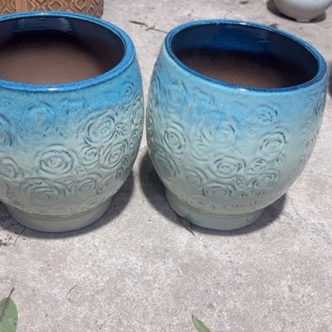 红陶20CM（含）-50CM（不含）玫瑰两个18高度22