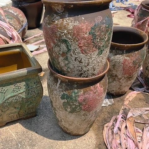 红陶20CM（含）-50CM（不含）油画口径17高度25
