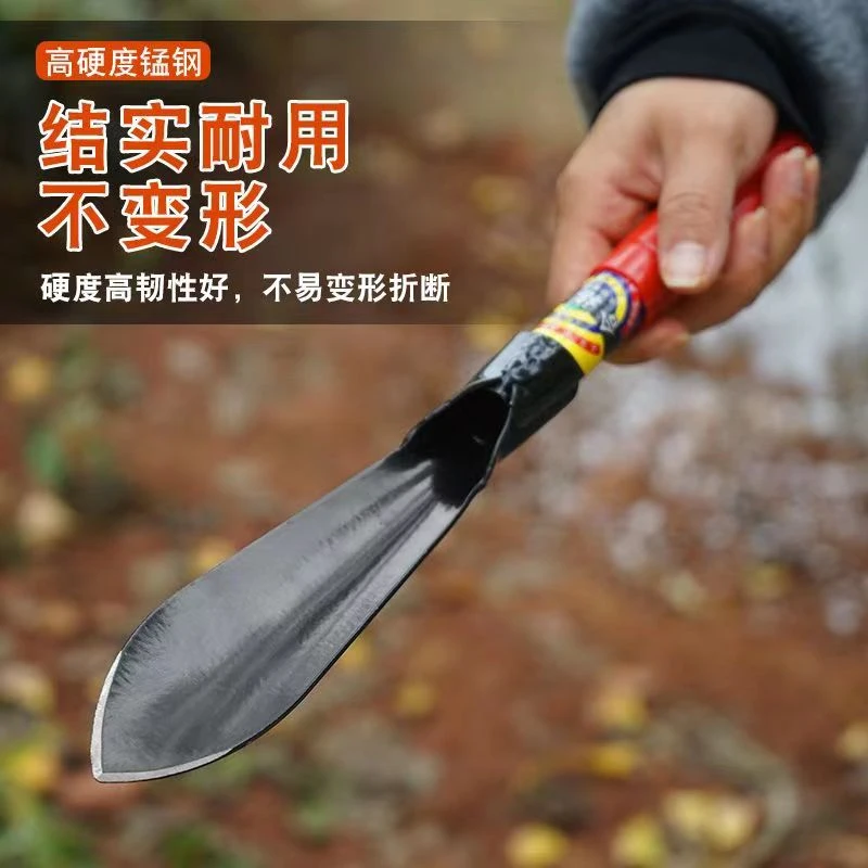 挖野菜园艺加厚小铲子锰钢园艺铲实用盆栽工具铲锻打