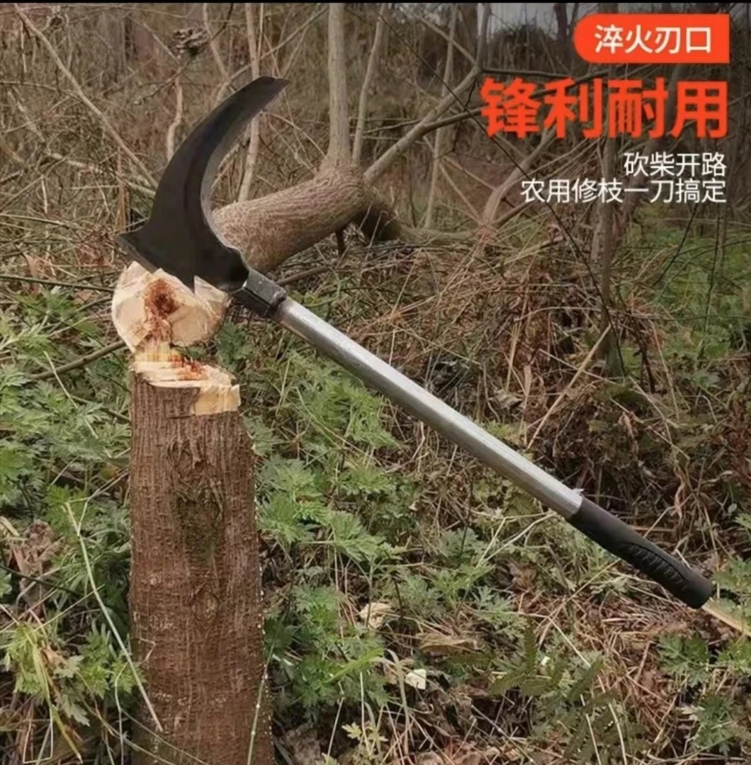 制造砍柴双面割草刀双砍镰刀割草修枝户外钓鱼开路砍树枝高效省力