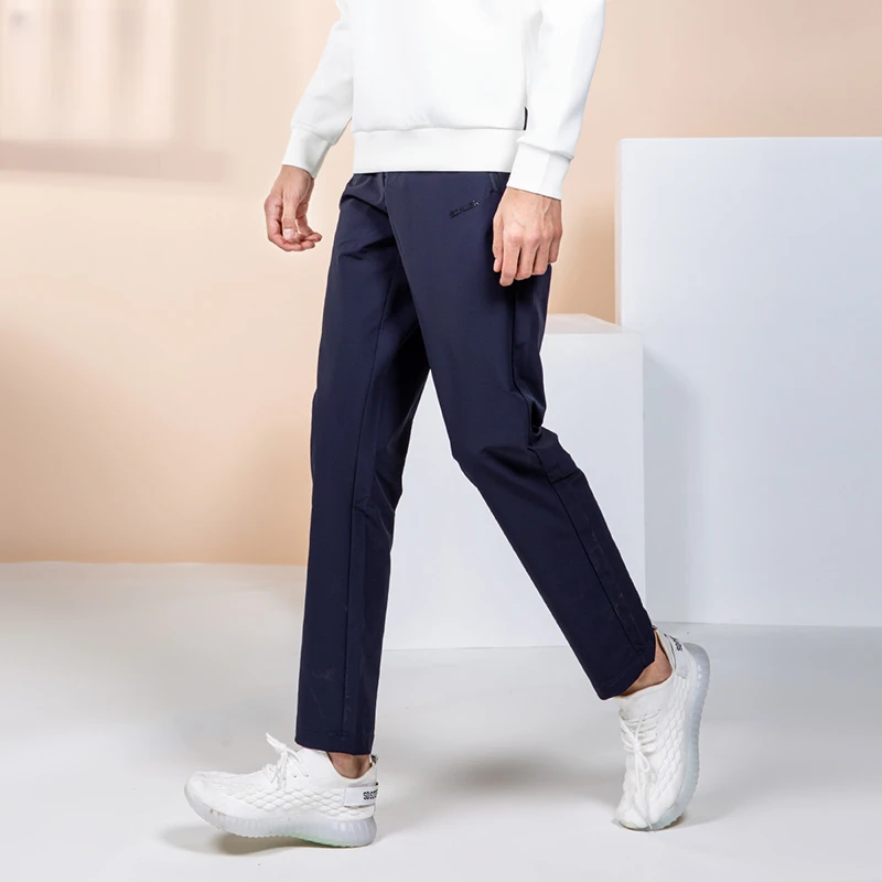 男女户外春秋透气防风防泼水保暖弹力裤直筒软壳裤F9130880