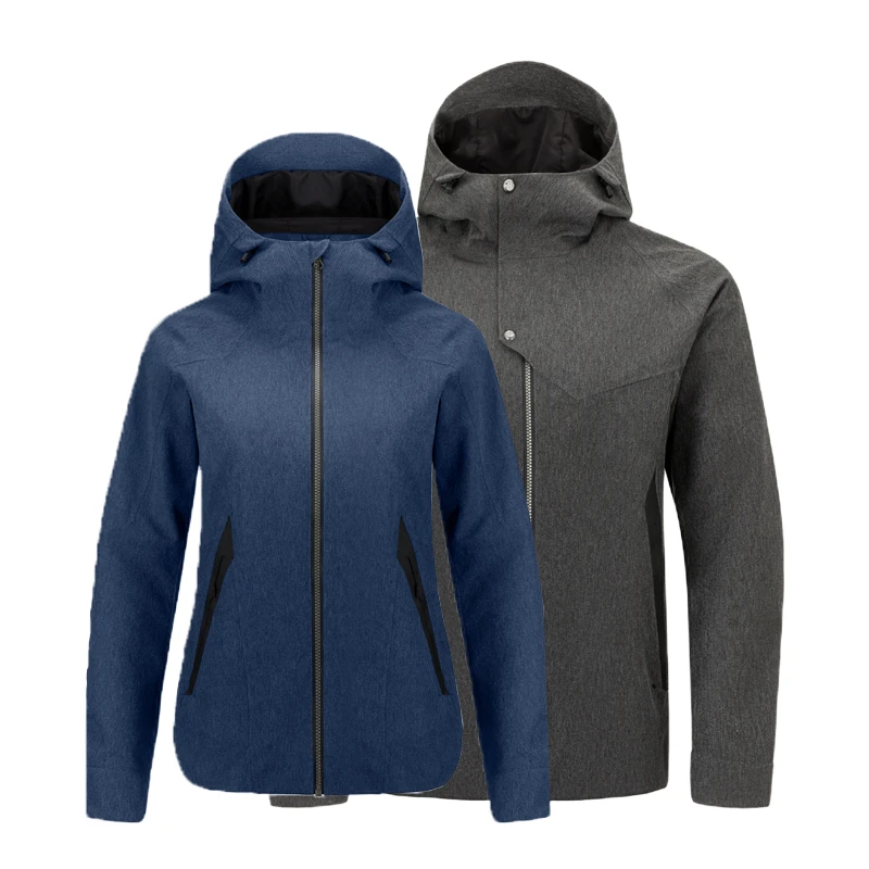 【小乐专属】秋男女商务牛仔防水风衣外套F8126911