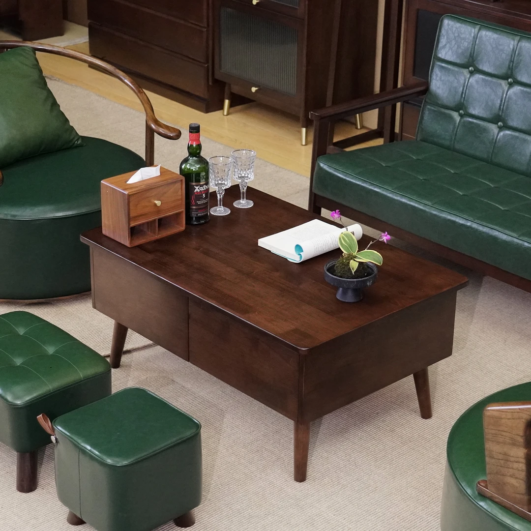 全实木茶几喝茶桌小户型咖啡桌现代简约客厅茶几桌