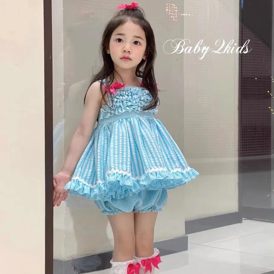 夏日甜心{原创设计}女童连衣裙夏款24年新款气质甜美儿童连衣裙
