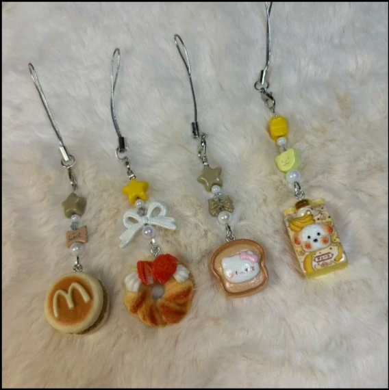 （扣号链接）树脂手工DIY手机链钥匙链包包挂件