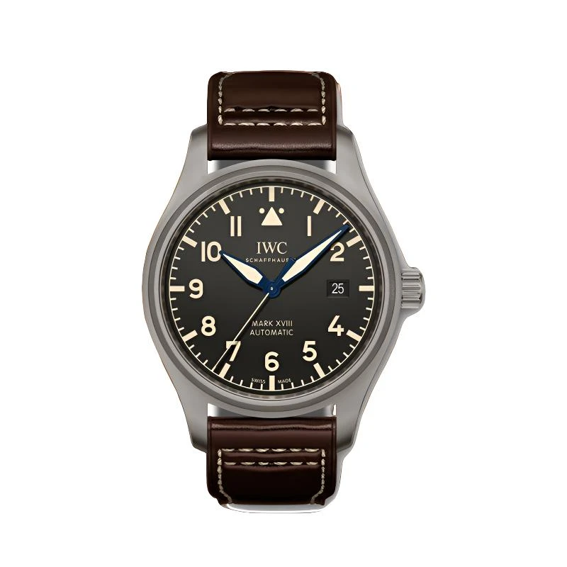 99新 IWC/万国 dmb/飞行员系列钛金属材质自动机械腕表  IW327006