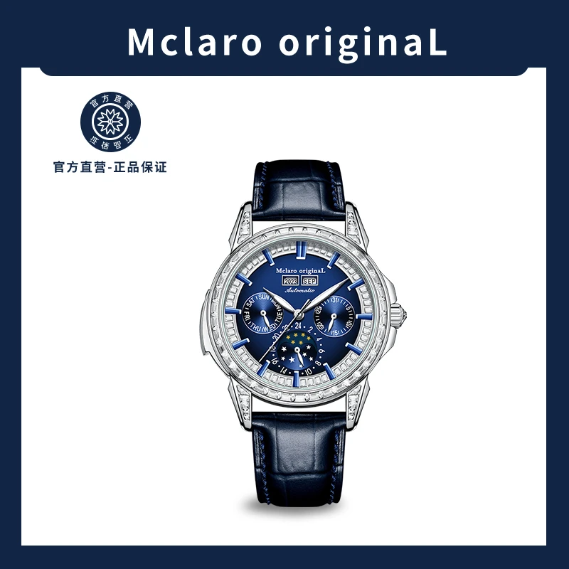 全新 Mclaro/迈凯罗 万年历/超凡大师-表王/高端机械表24-no
