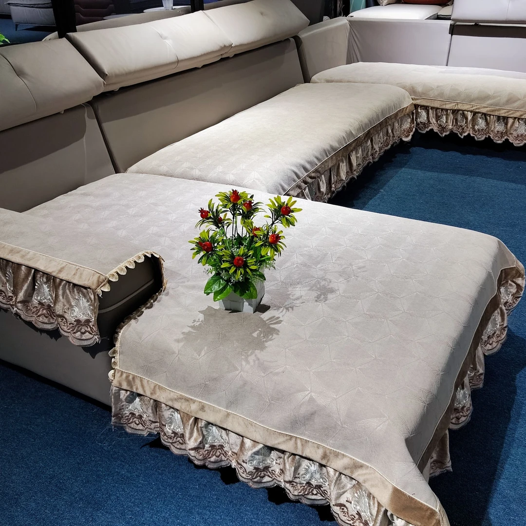 简约加厚万能纯色防滑沙发套罩全包四季通用沙发套沙发罩沙发罩巾