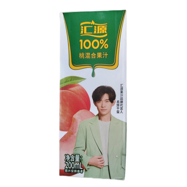 汇源100%桃混合果汁100%果汁饮品200ml果汁